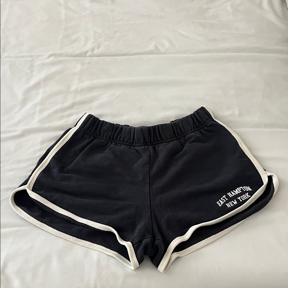 Blue Navy Women's Shorts with White Trim